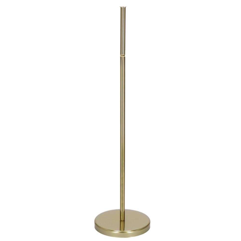 Suport hartie igienica 2 in 1 cu tija mobila, 68.5cm, auriu - 7
