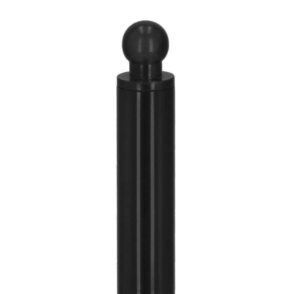Suport hartie igienica tip tija, 52cm, negru mat - 7