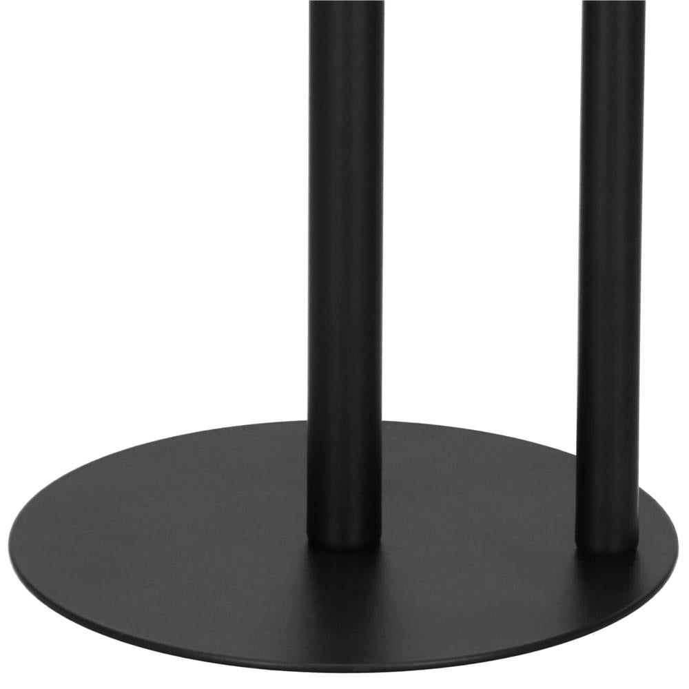 Suport hartie igienica 2 in 1 cu suport rezerve, 55 cm, negru mat