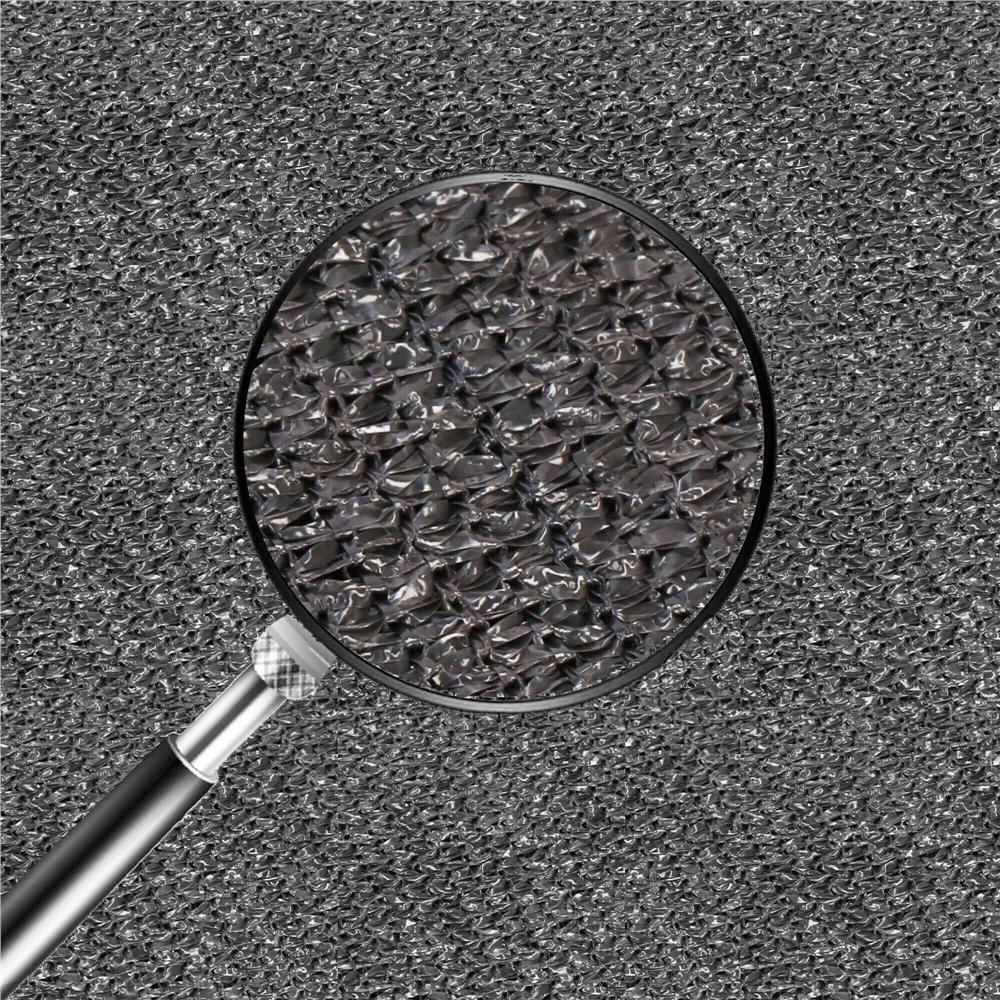 Copertina prelata de soare, triunghiulara, impermeabila cu protectie UV, 5x5x5m, gri - 7