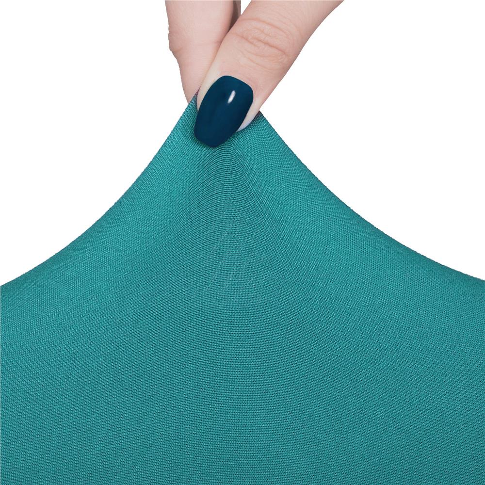 Husa universala pentru scaun, marime universala, poliester si spandex, 45 cm x 60 cm, albastru marin