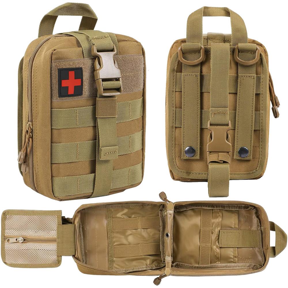 Borseta sport de brau, impermeabila, cu prindere la curea, 22x18x10cm, verde militar
