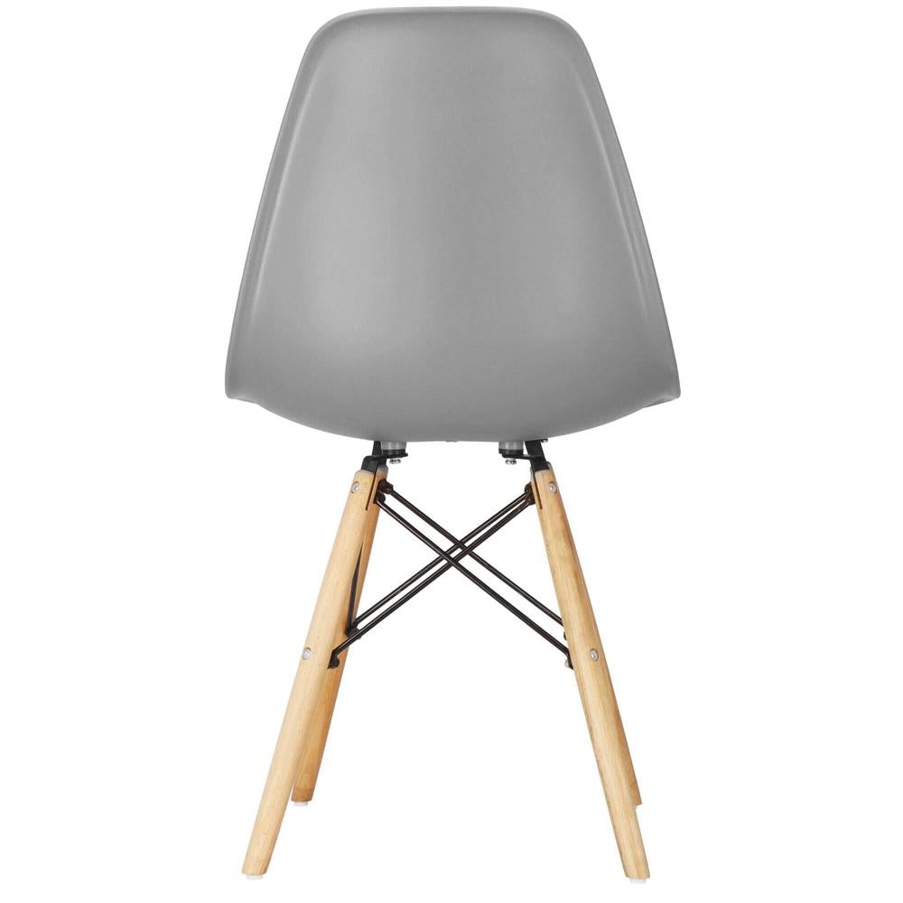 Scaun dining Scandinav pentru bucatarie, 38x42x82cm, gri inchis