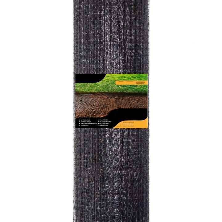 Plasa gradina anti daunatori si cartite, 30g/m2, 2x100metri, neagra