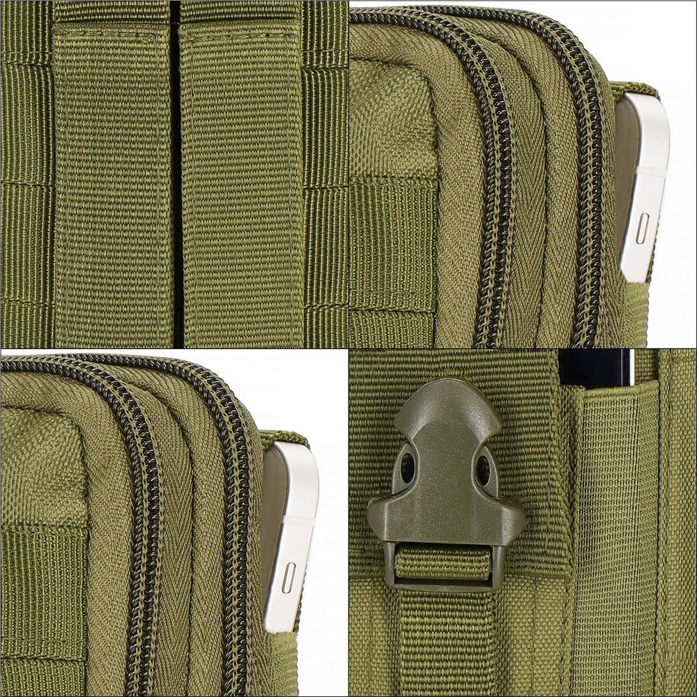 Borseta sport de brau, impermeabila, cu prindere la curea, 18x12x5cm, verde