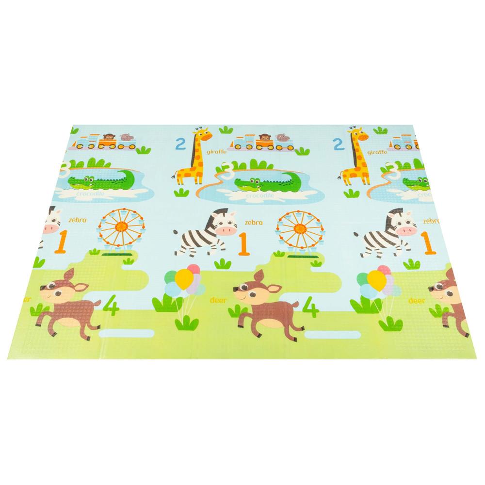 Covor pentru copii, din spuma moale XPE, non-alergic, 146×195 cm, cu animale
