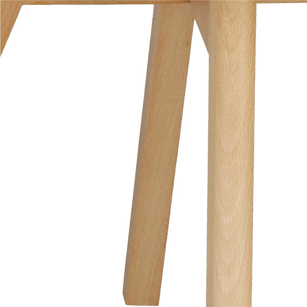 Set 4 scaune dining Verdhe pentru bucatarie cu perna tapitata cu piele ecologica, 44x82cm, alb