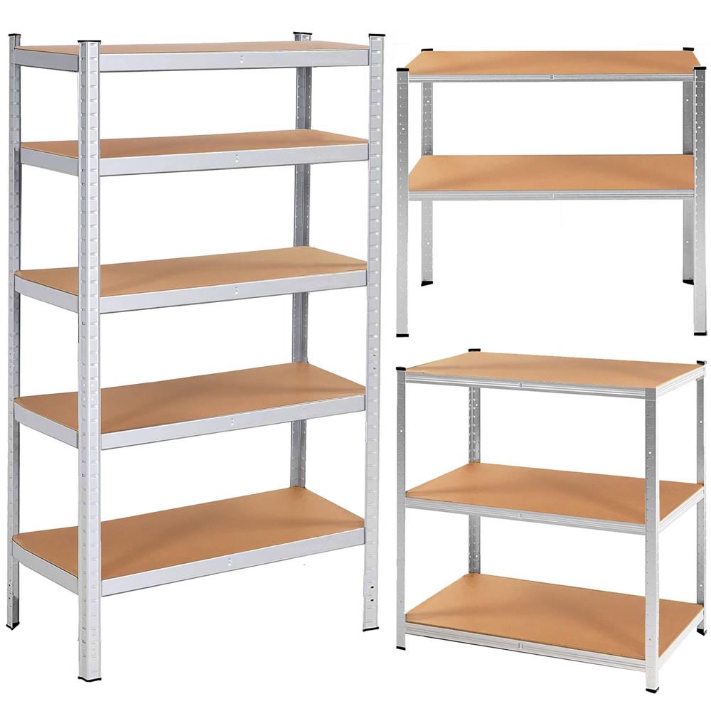 Raft cadru metalic modular pentru depozitare, 5 polite, 180x100x60cm, sarcina 1000kg