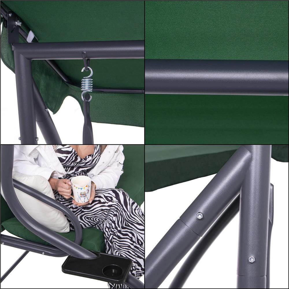Balansoar leagan pat 3 persoane Sersimo Livorno, greutate maxima 280kg - 9