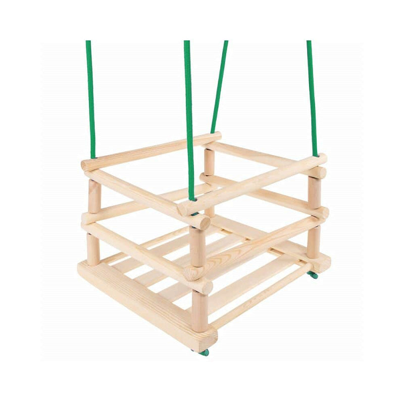 Leagan pentru copii din lemn, 33x34x25cm, maxim 70kg