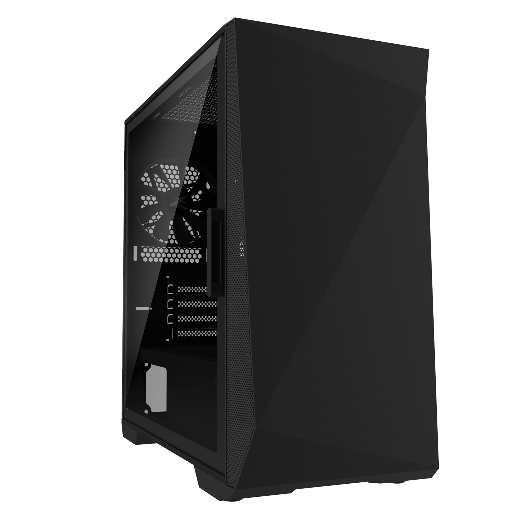 CARCASA Zalman "Z1 Iceberg", middle tower, fara sursa, suporta 5xfan, 3xfan inclus, USB 3.1 gen1 x 2, USB 2.0 x 1, audio+mic, 4 sloturi expansiune, negru "Z1 Iceberg Black"