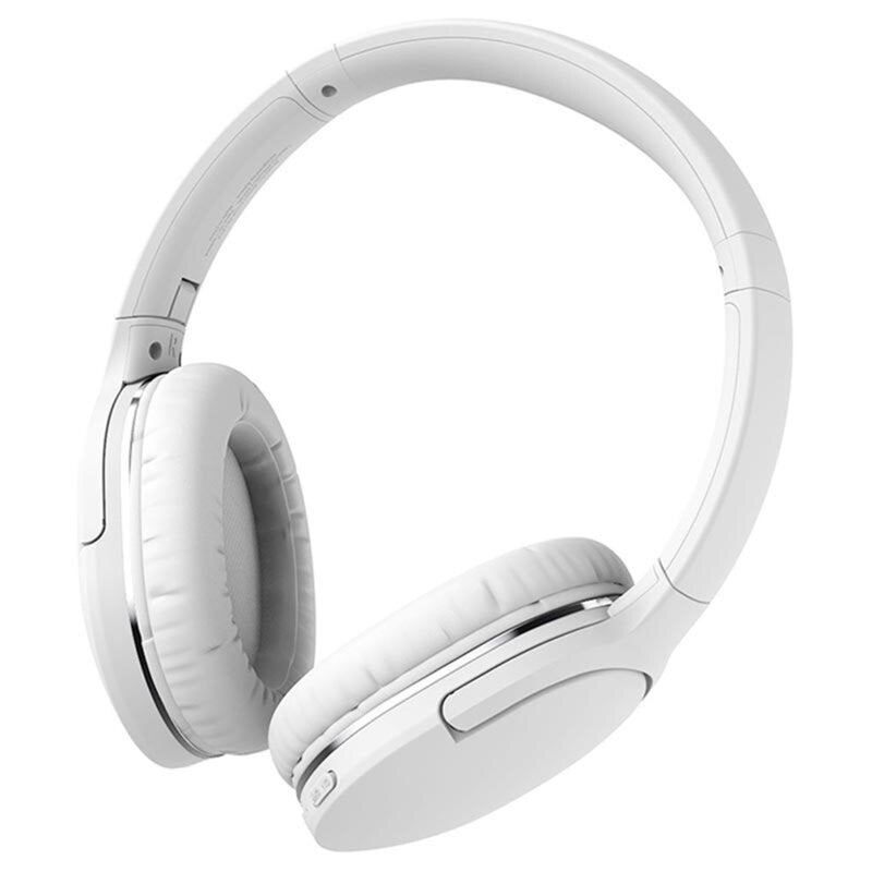 CASTI Baseus Encok D02 PRO, utilizare multimedia, smartphone, over the ear, pliabile, microfon pe casca, conectare prin Bluetooth 5.0, alb "NGTD010302" (timbru verde 0.18 lei) - 6932172611699