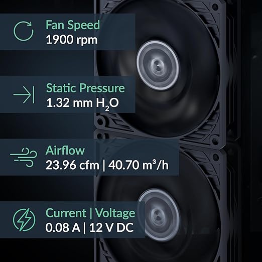 Ventilator Arctic "P9 Silent", 92mm, 1900 RPM, FDB, 24 cfm, 4pin, negru, "ACFAN00297A" - 4895213704977