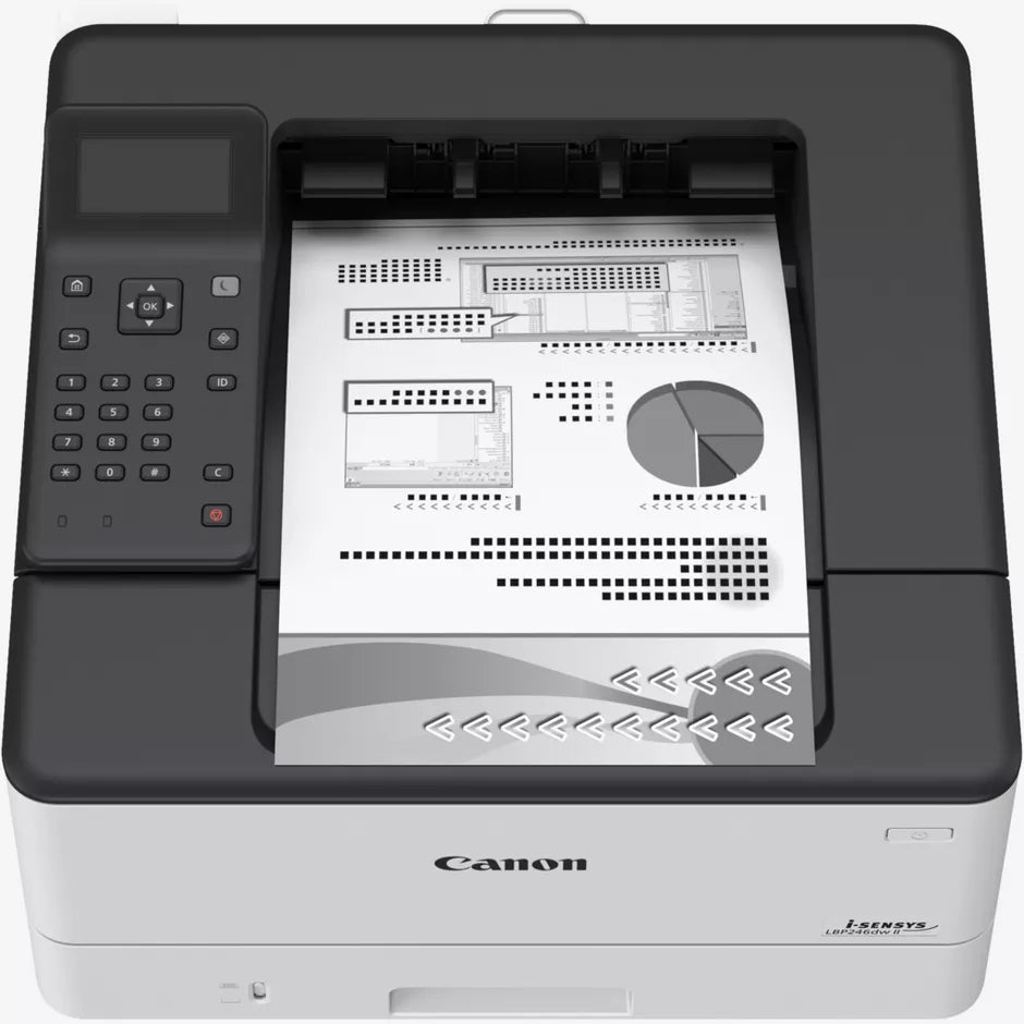 Imprimanta Laser Mono Canon LBP246DW II, A4, Functii: Imprimare, Viteza de Printare Monocrom: 40ppm, Conectiv:USB|Retea|Wi-Fi, Duplex:Da, ADF:NU, "7187C006AA"