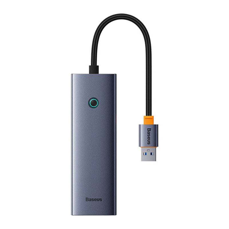 DOCKING STATION Baseus UltraJoy 4 in 1, input USB, output RJ-45 x 1, USB3.0 x 3, gri 