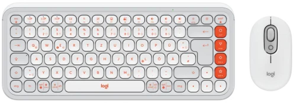 LOGITECH POP ICON COMBO - OFF WHITE - US INTL - BT - INTNL-973 "920-013141"