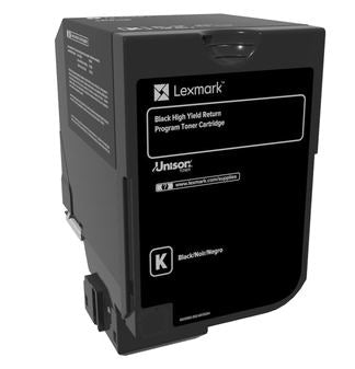 Toner Original Lexmark Black, 74C2HK0, pentru CS720|CS725|CX725, 20K, , "74C2HK0"