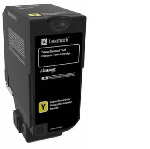 Toner Original Lexmark Yellow, 74C2SYE, pentru CS720|CS725|CX725, 7K, , "74C2SYE"