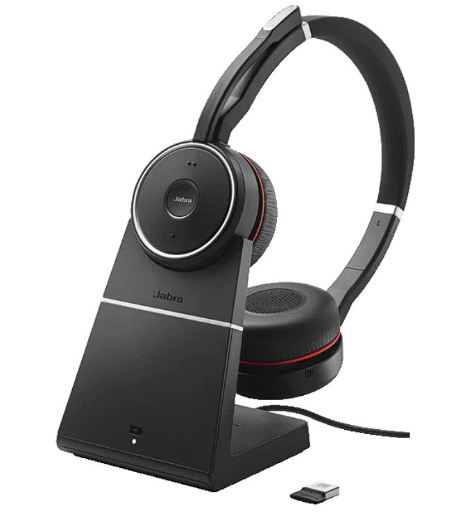 Jabra EVOLVE 75 STEREO MS/INCL Jabra LINK 370 POUCH STAND IN, 