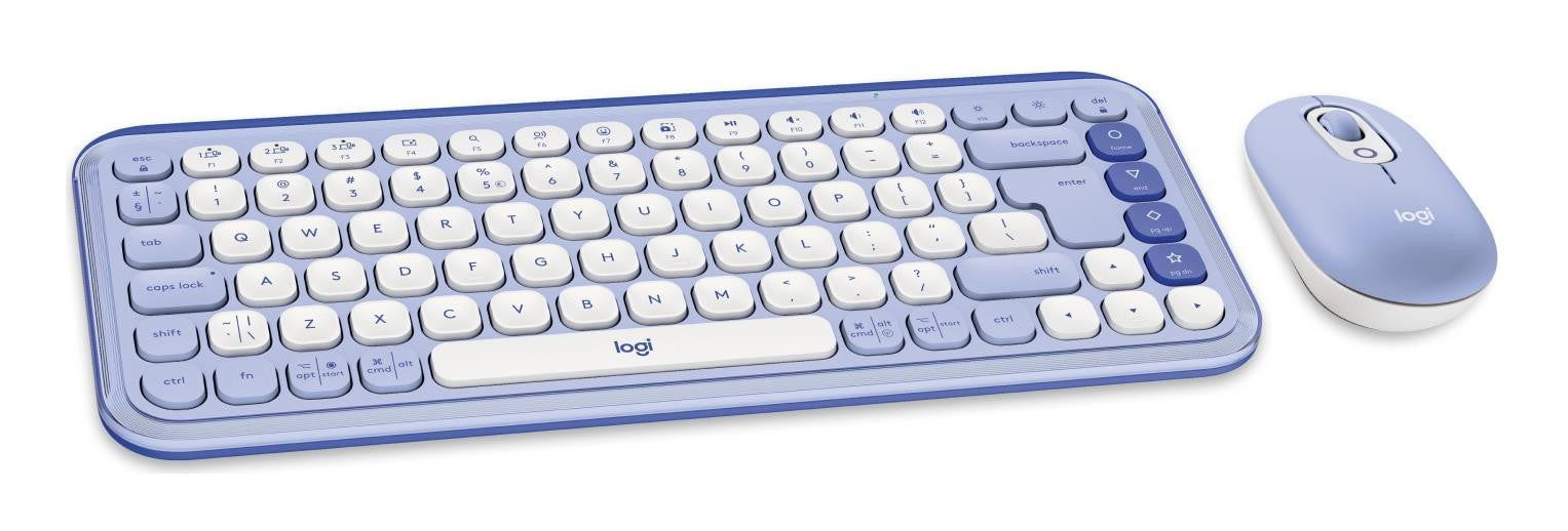 LOGITECH POP ICON COMBO - LILAC - US INTL - BT - INTNL-973 "920-013078"