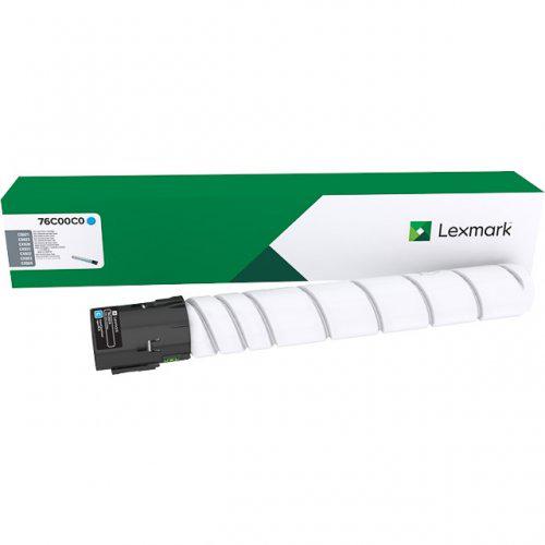 Toner Original Lexmark Cyan, 76C00C0, pentru C9235|CS921|CS923|CX920|CX921|CX922|CX923|CX924, 11.5K, "76C00C0"