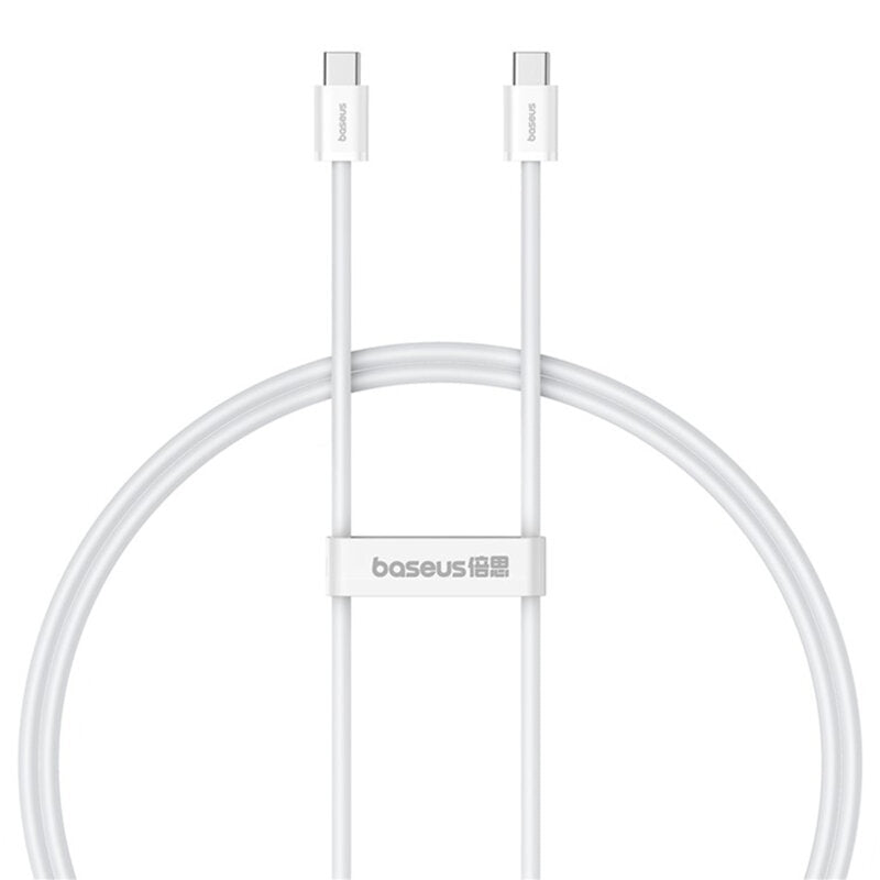 CABLU alimentare si date Baseus Superior, Fast Charging Data Cable pt. smartphone, USB Type-C la USB Type-C 30W, 1m, alb "P10365200211-00" - 6932172648800