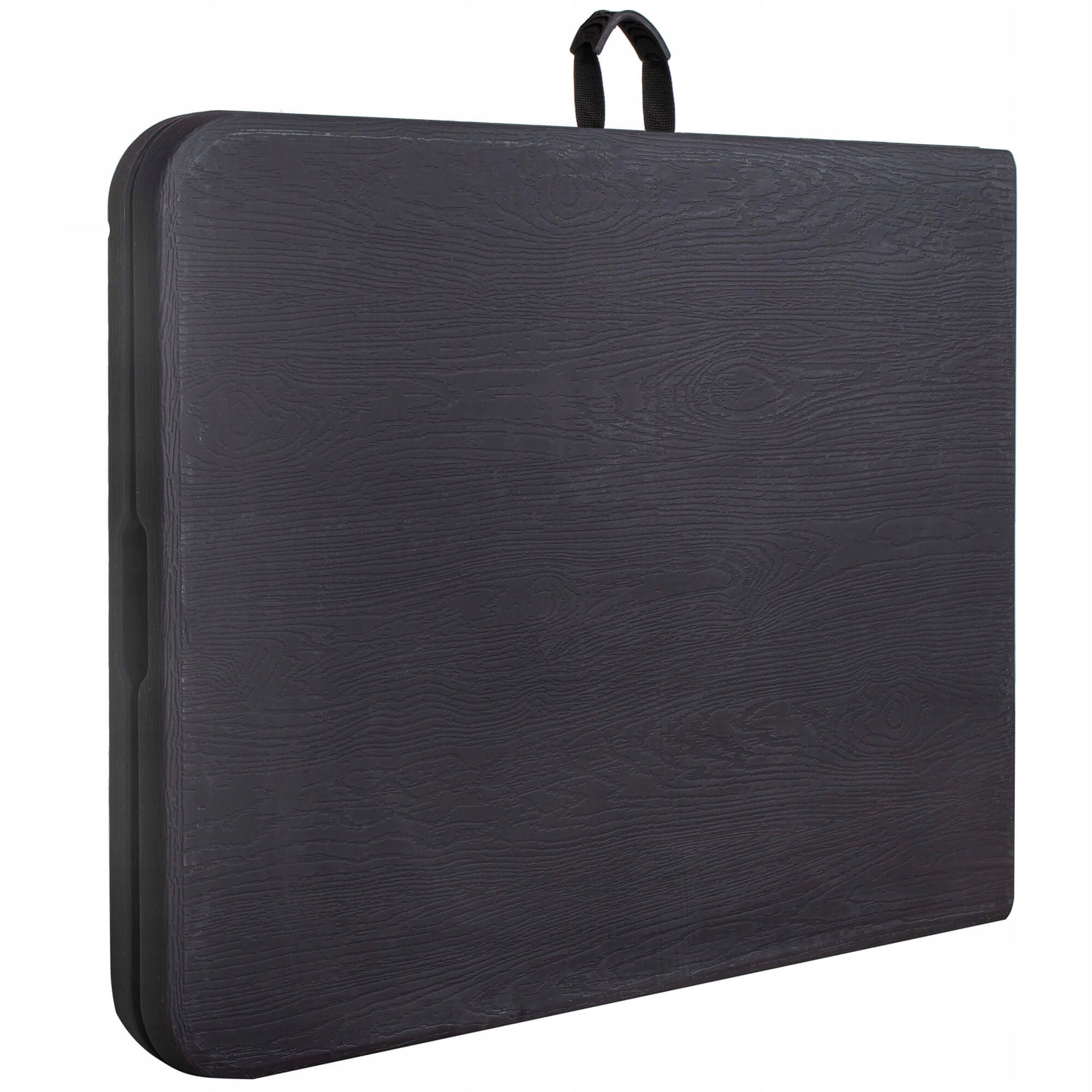 Masa dreptunghiulara pliabila multifunctionala, 1.8 m x 0.75 m x 0.75 m, neagra