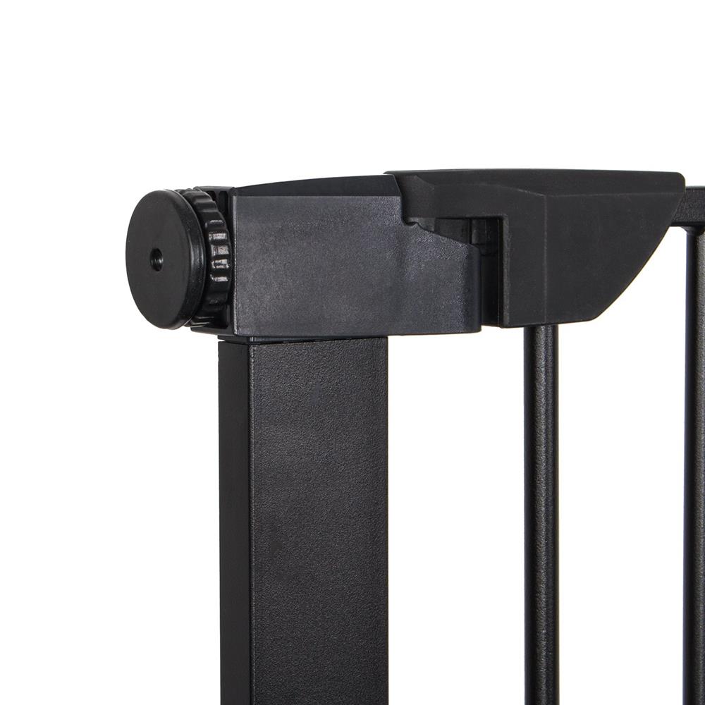 Poarta de siguranta Safety Gate pentru scari, ajustabila 97-103 cm, din otel, neagra
