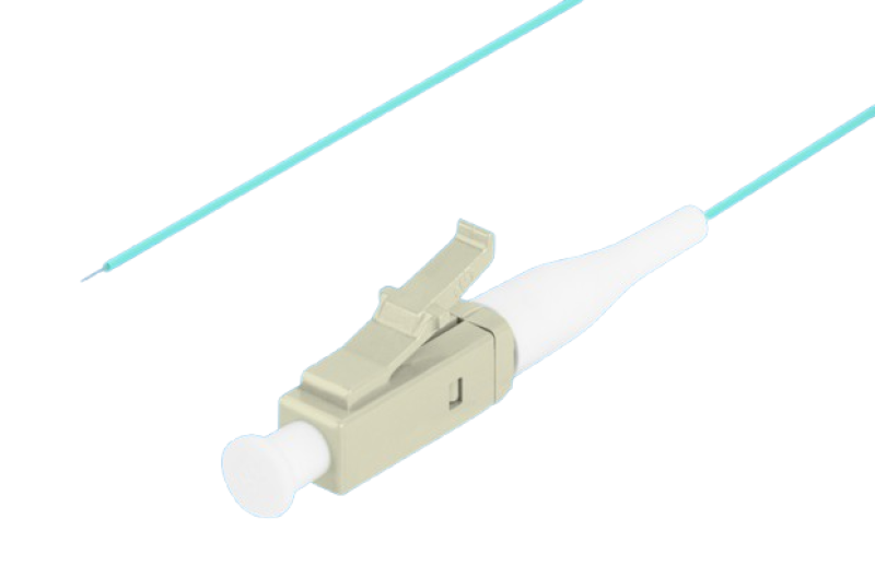 Lanberg Pigtail fibră MM LC/UPC OM3 aqua