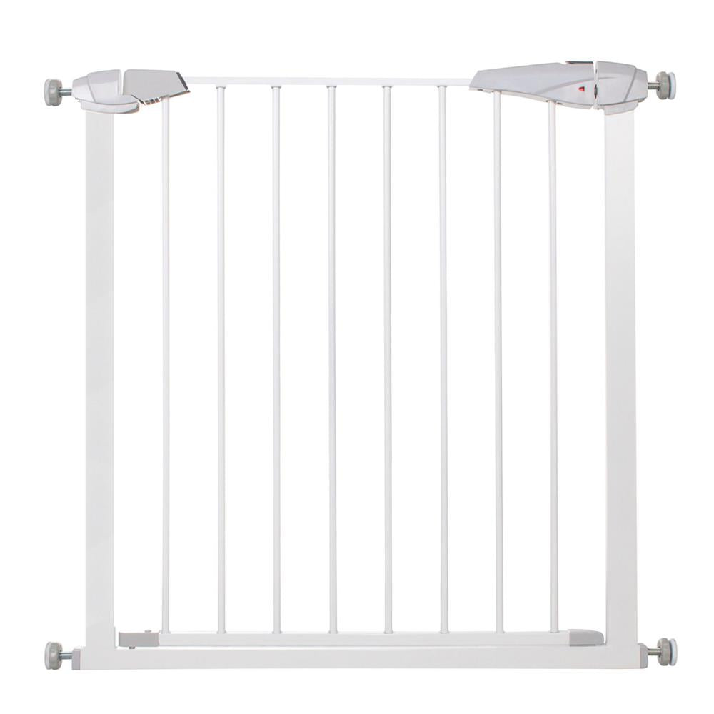 Poarta de siguranta Safety Gate pentru scari, ajustabila 90-99 cm, din otel, alba