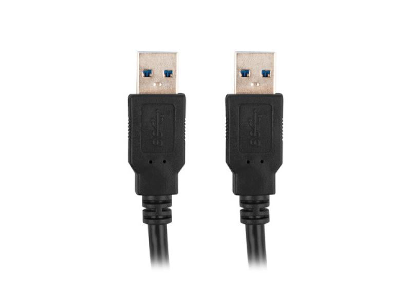 Lanberg Cablu USB-A M/M 3.0 1,8 m negru