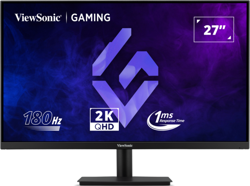 Monitor ViewSonic 27" VX27G1-2K, Diagonal (inch): 27, Diagonal (cm): 69, Aspect ratio: 16:9, Panel: IPS, Resolution: 2560x1440, Refresh Rate: 180Hz, Response time MPRT: 1ms, Brightness (max): 250 cd/m², Contrast (static) : 1000:1, Viewing angle: 178/178, 