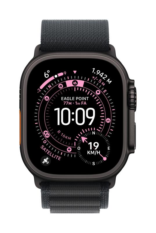 Apple AW BAND 49MM ALPINE BK TITANIUM S