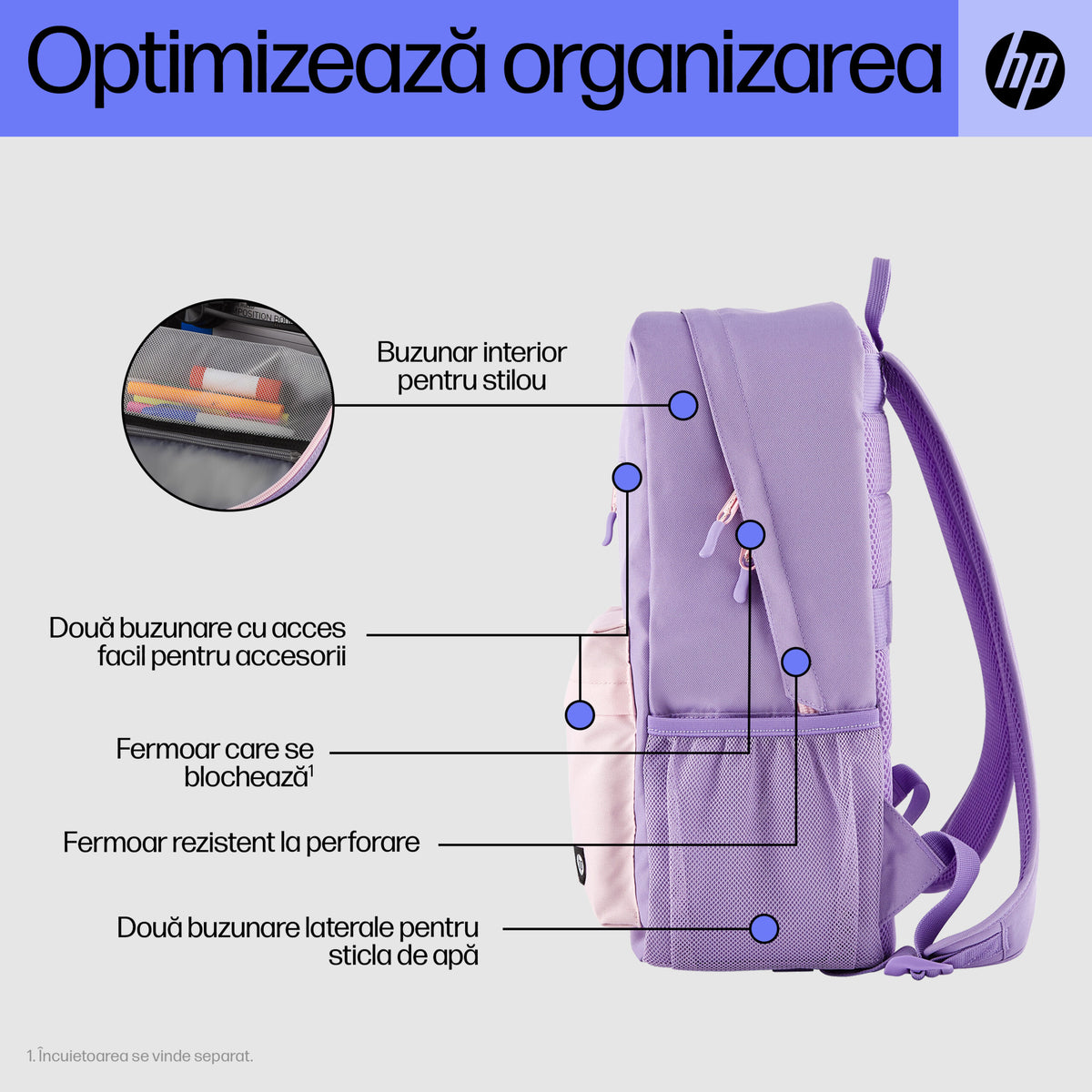Rucsac notebook HP Campus 7J597AA, 15.6