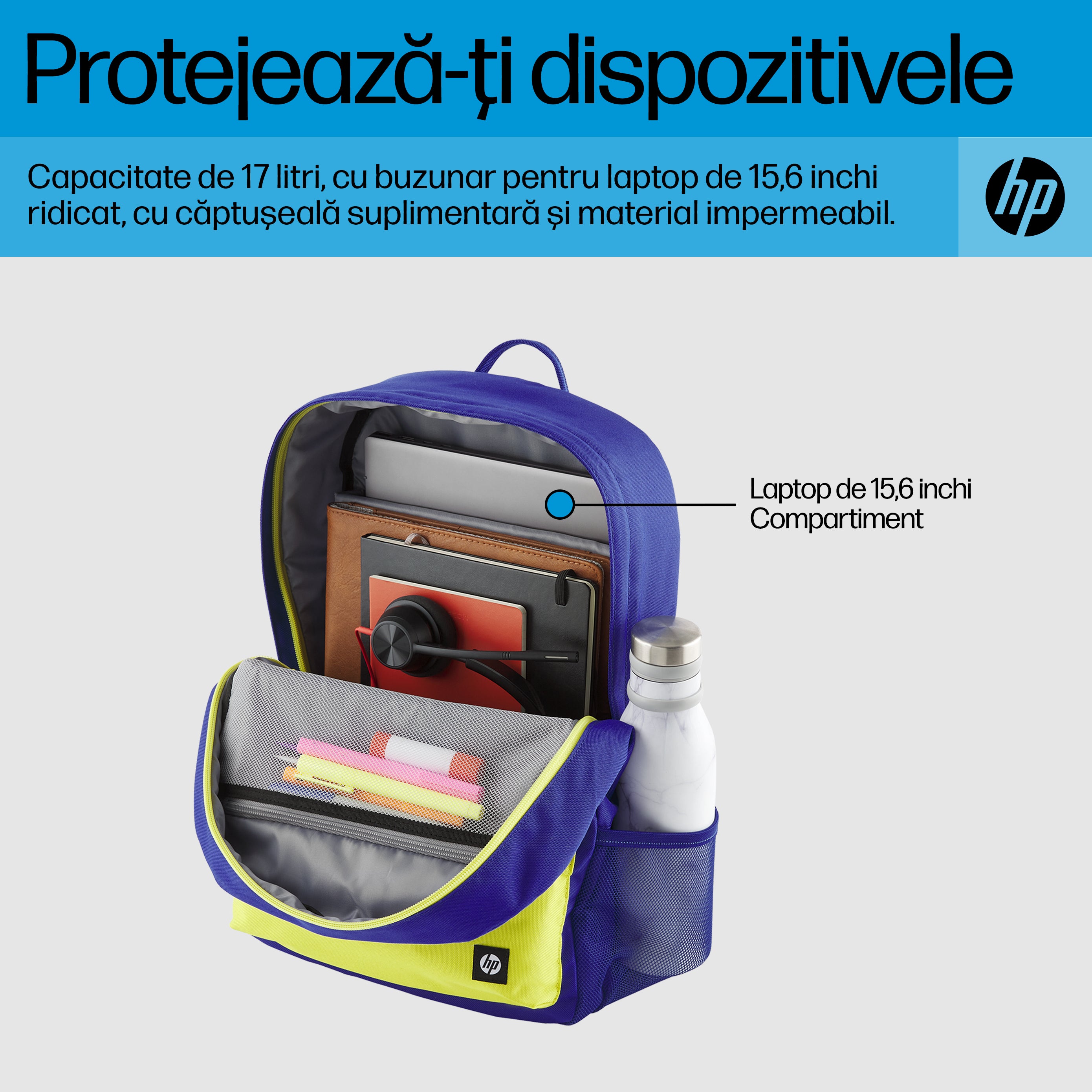 NB BACKPACK CAMPUS/BLUE 7K0E5AA HP "7K0E5AA"