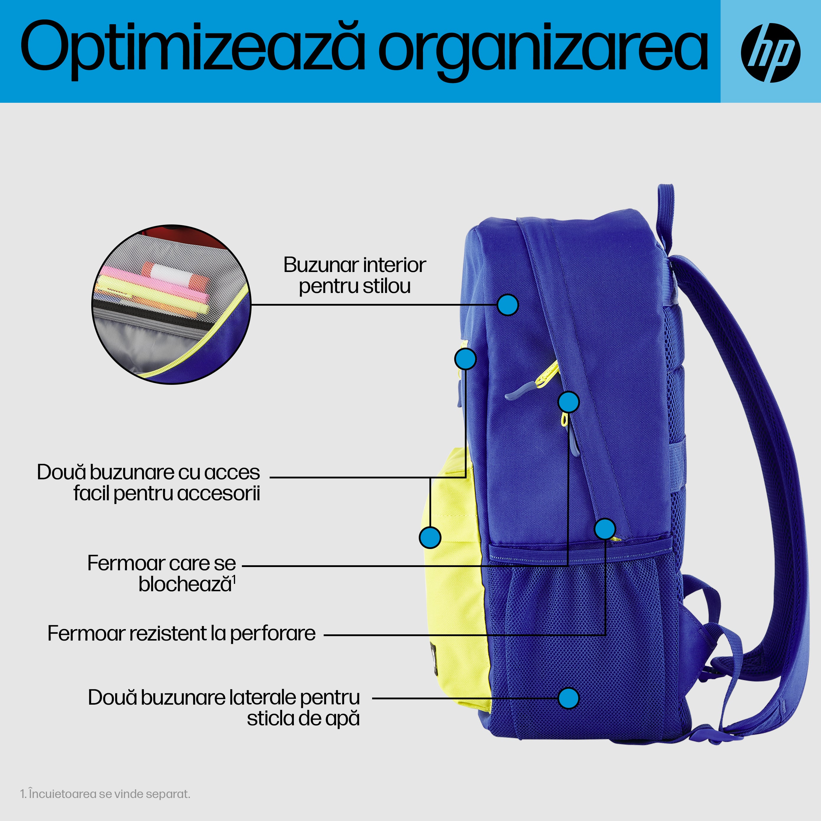 NB BACKPACK CAMPUS/BLUE 7K0E5AA HP "7K0E5AA"