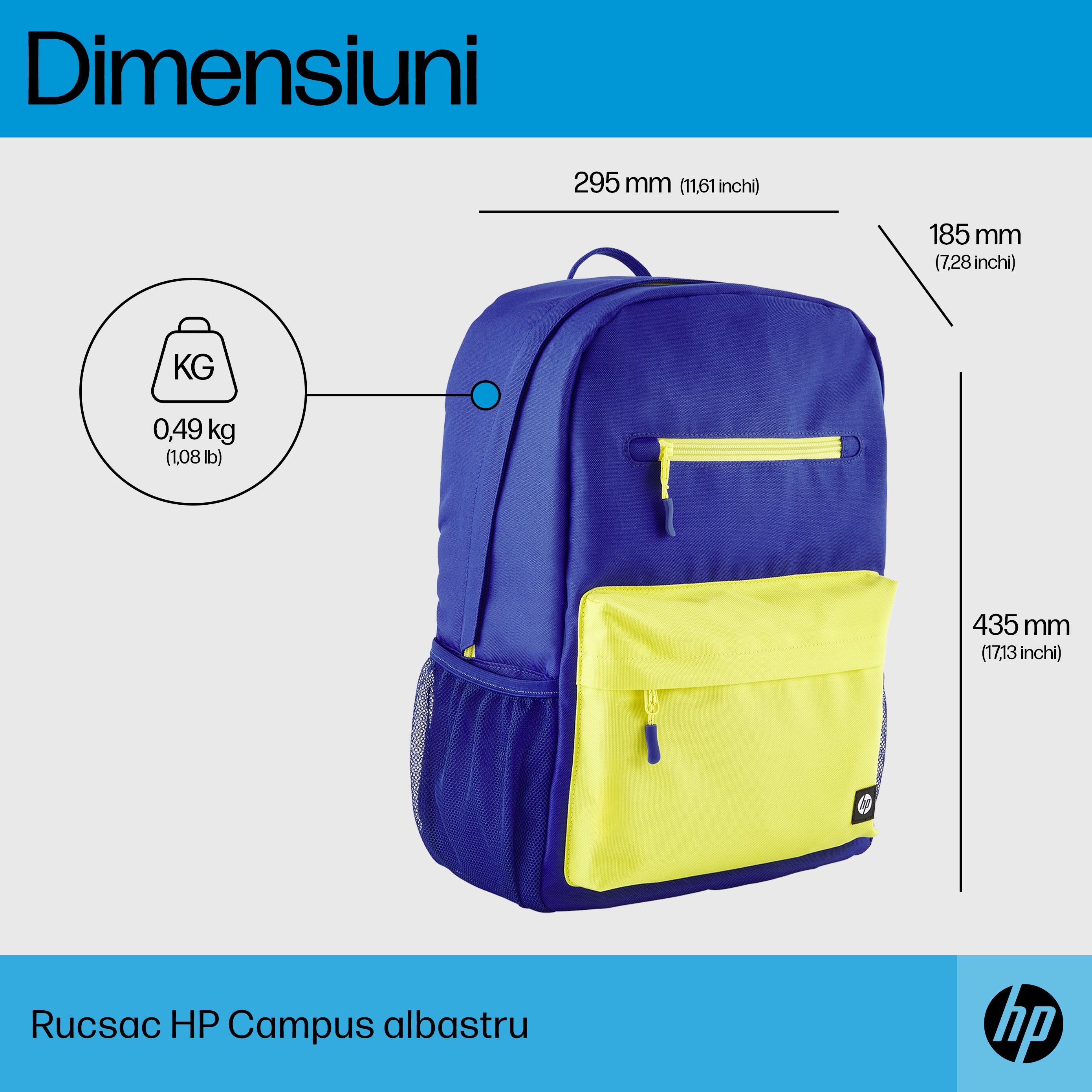NB BACKPACK CAMPUS/BLUE 7K0E5AA HP "7K0E5AA"