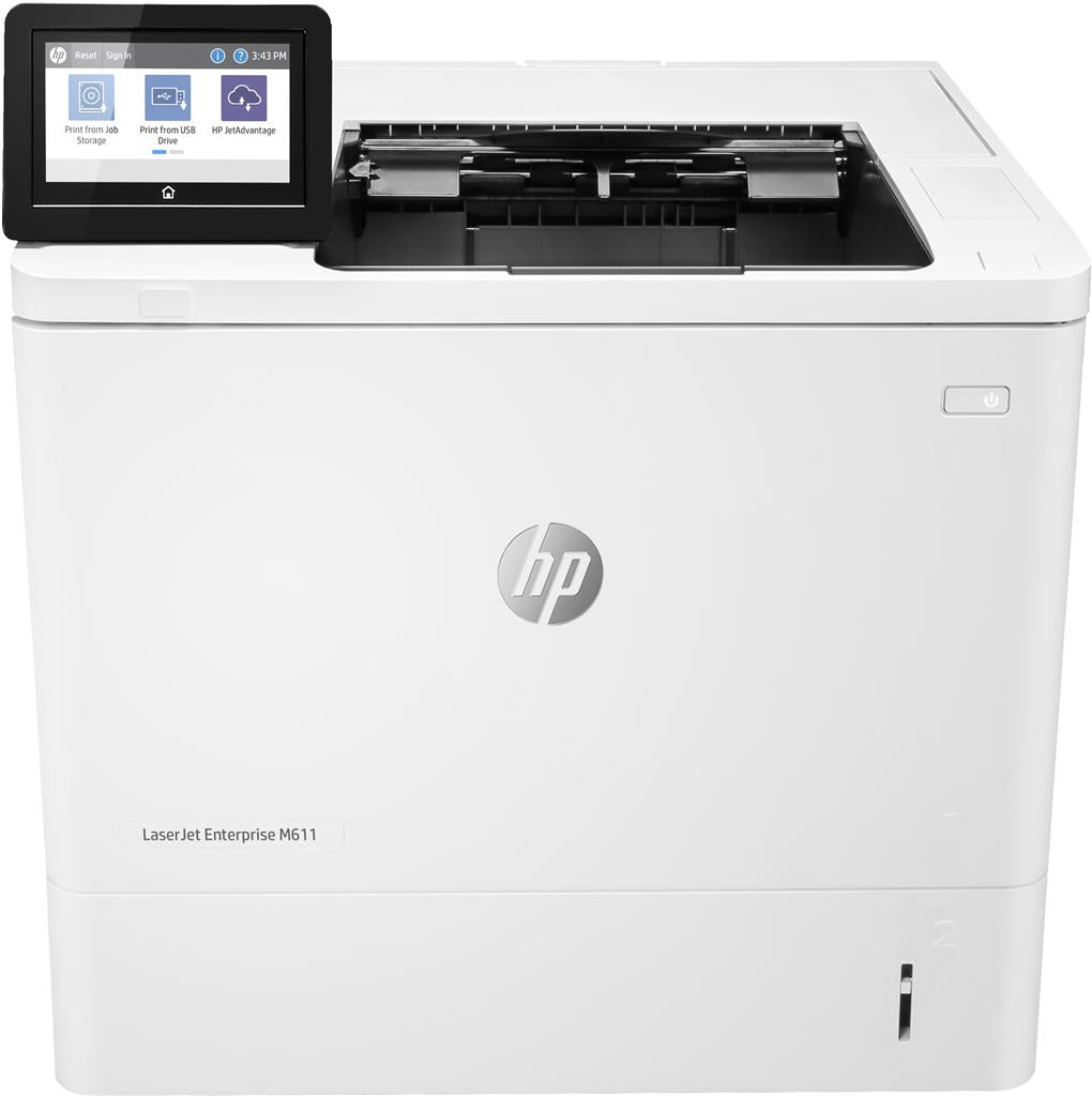 Imprimanta Laser Mono HP M611dn, A4, Functii: Impr., Viteza de Printare Monocrom: 61ppm, Viteza de printare color: , Conectivitate:USB|Ret, Duplex:Da, ADF:Nu "7PS84A"