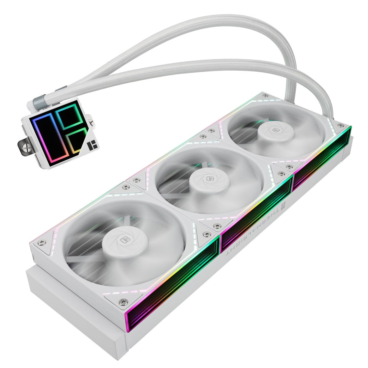 COOLER Thermalright "Frozen Infinity 360", skt. Intel si AMD, racire cu lichid, 3 x 120mm, 2000 RPM, ARGB adresabil, alb "Frozen Infinity 360 White"