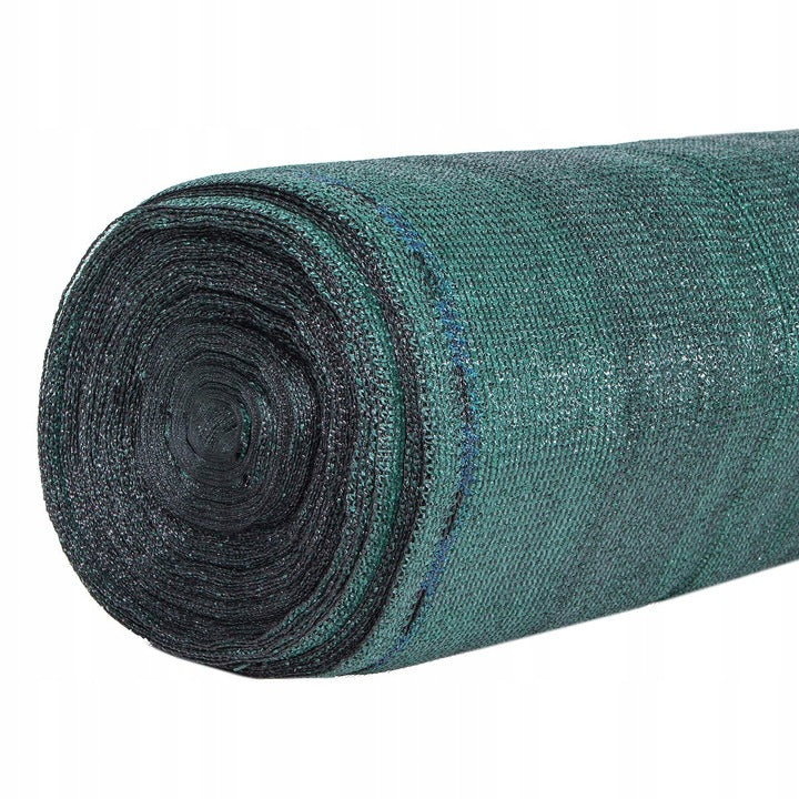 Plasa umbrire si intimitate pentru gard, 1.5m latime, 50m lungime, 140g densitate, verde