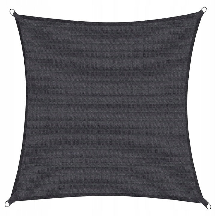 Copertina prelata de soare Sersimo SN159, patrata, impermeabila cu protectie UV, 5x5m, gri inchis