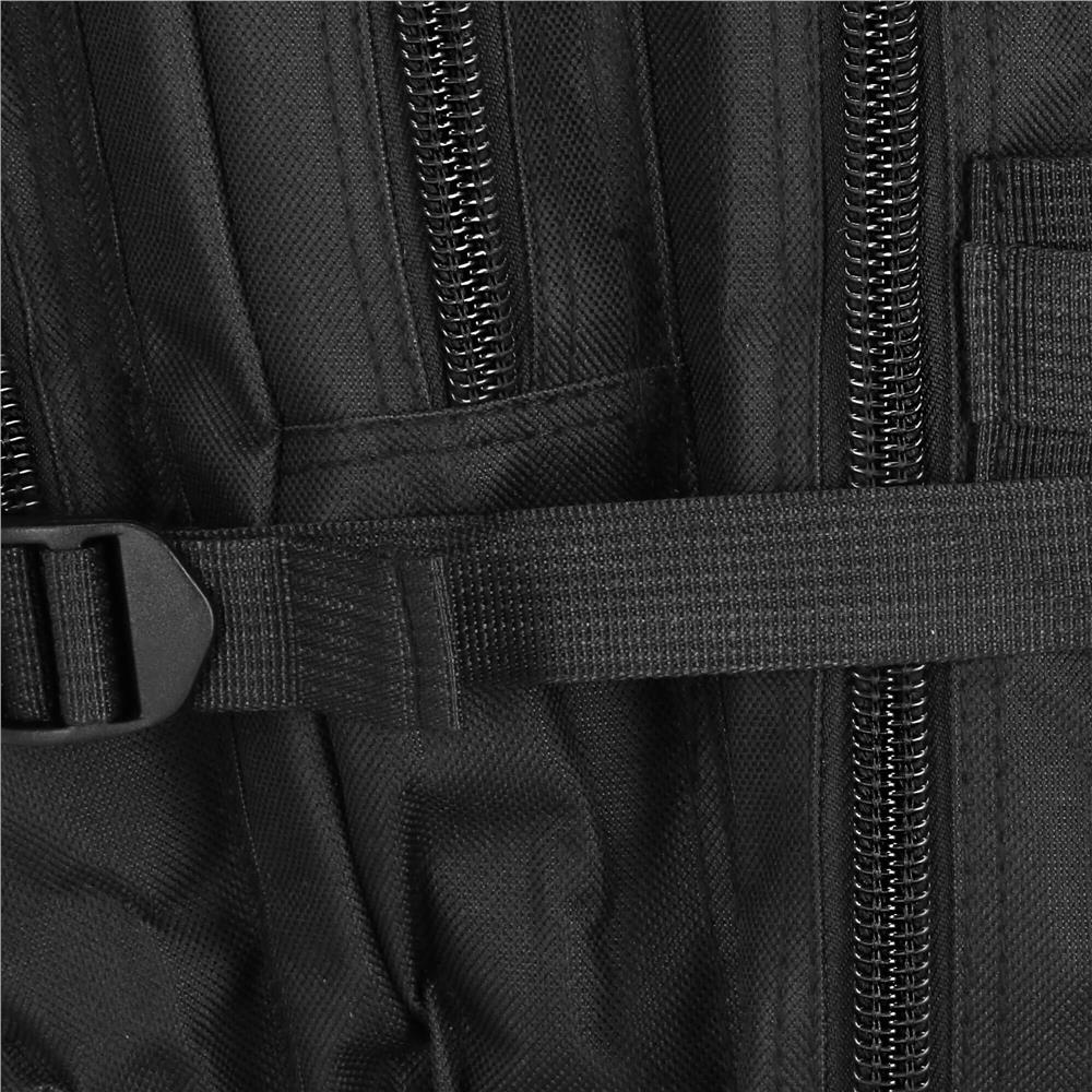 Rucsac militar pentru drumetie, impermeabil, ultra usor, 4 compartimente, culoare negru