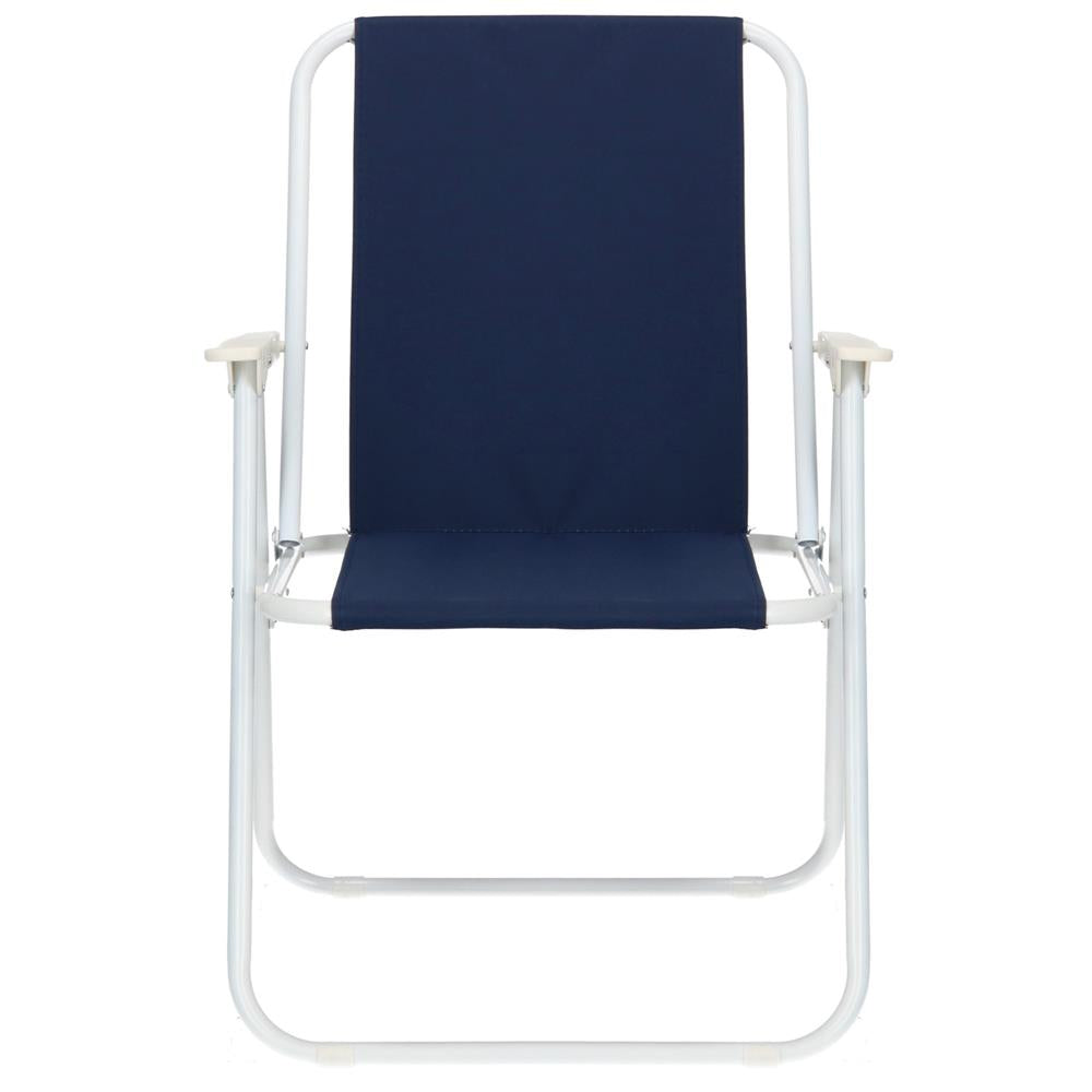 Scaun de plaja Sersimo GC049, pliabil, 100kg, 52x74cm, bleumarin