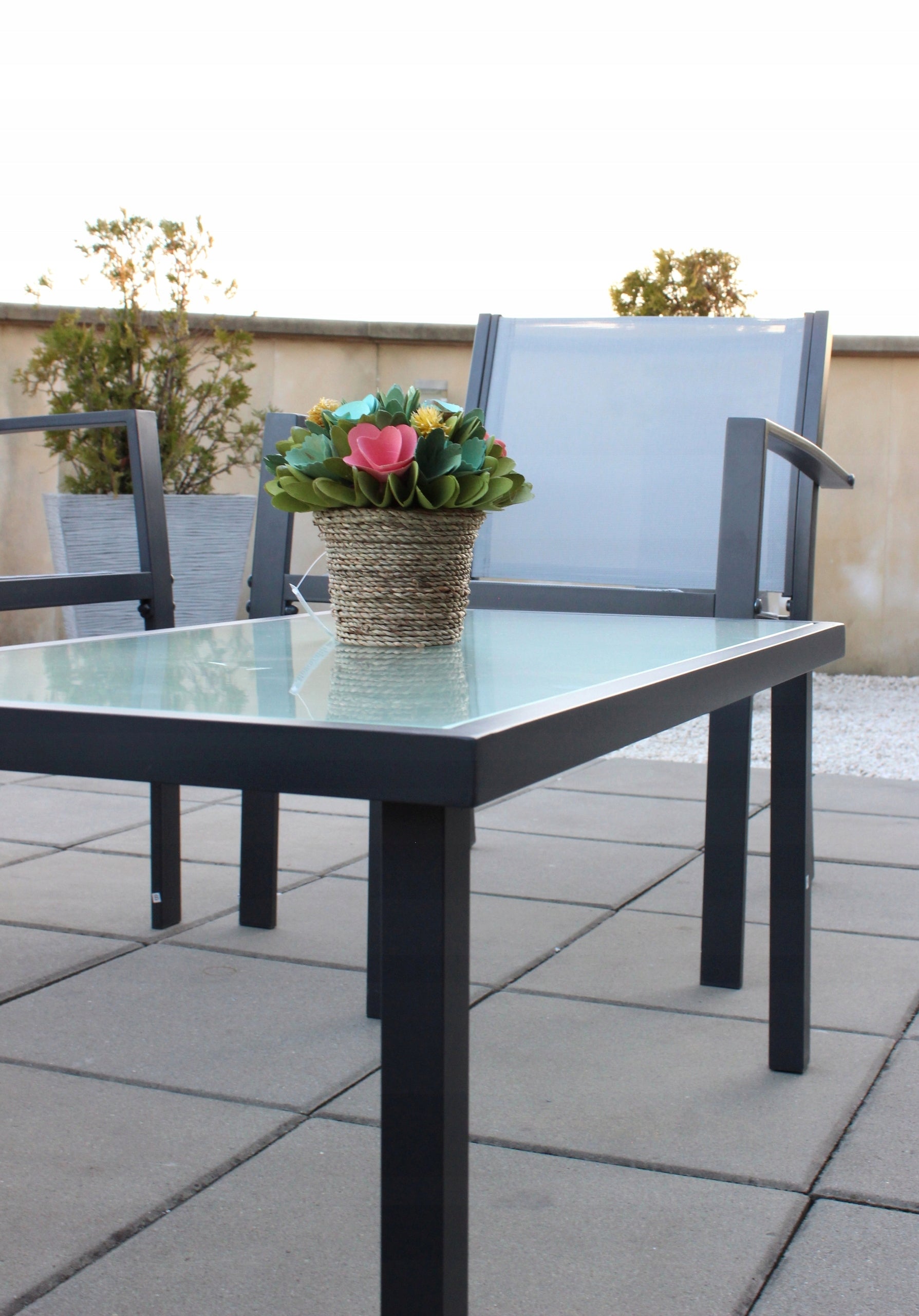 Set mobilier gradina/terasa Sersimo Valencia, 2 fotolii, canapea si masuta