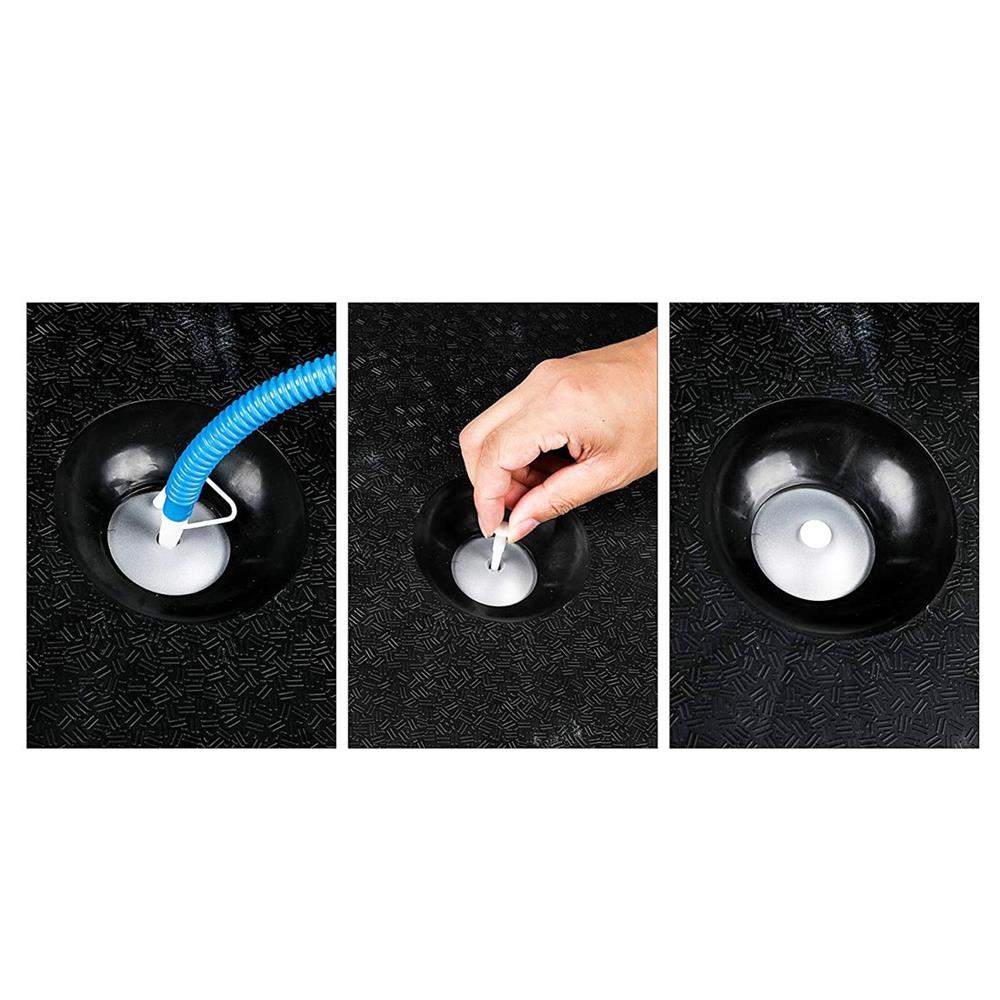 Minge fitness pentru echilibru, cu extensoare si pompa inclusa, 200kg, 57x25cm, gri