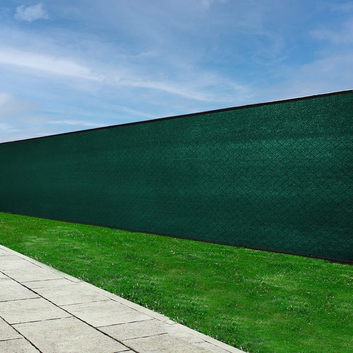 Plasa umbrire si intimitate pentru gard, 1.5m latime, 25m lungime, 185g densitate, verde