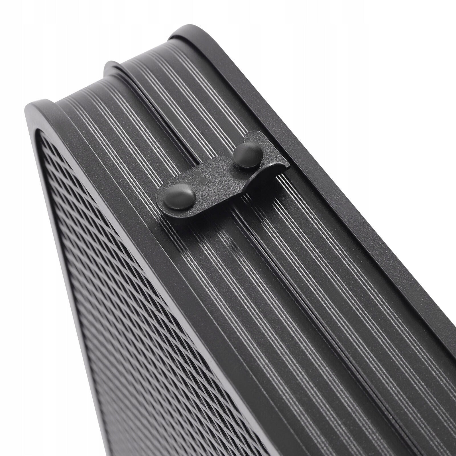 Masa pliabila metalica pentru gradina sau drumetie, 80x40x66cm, inaltime reglabila, neagra