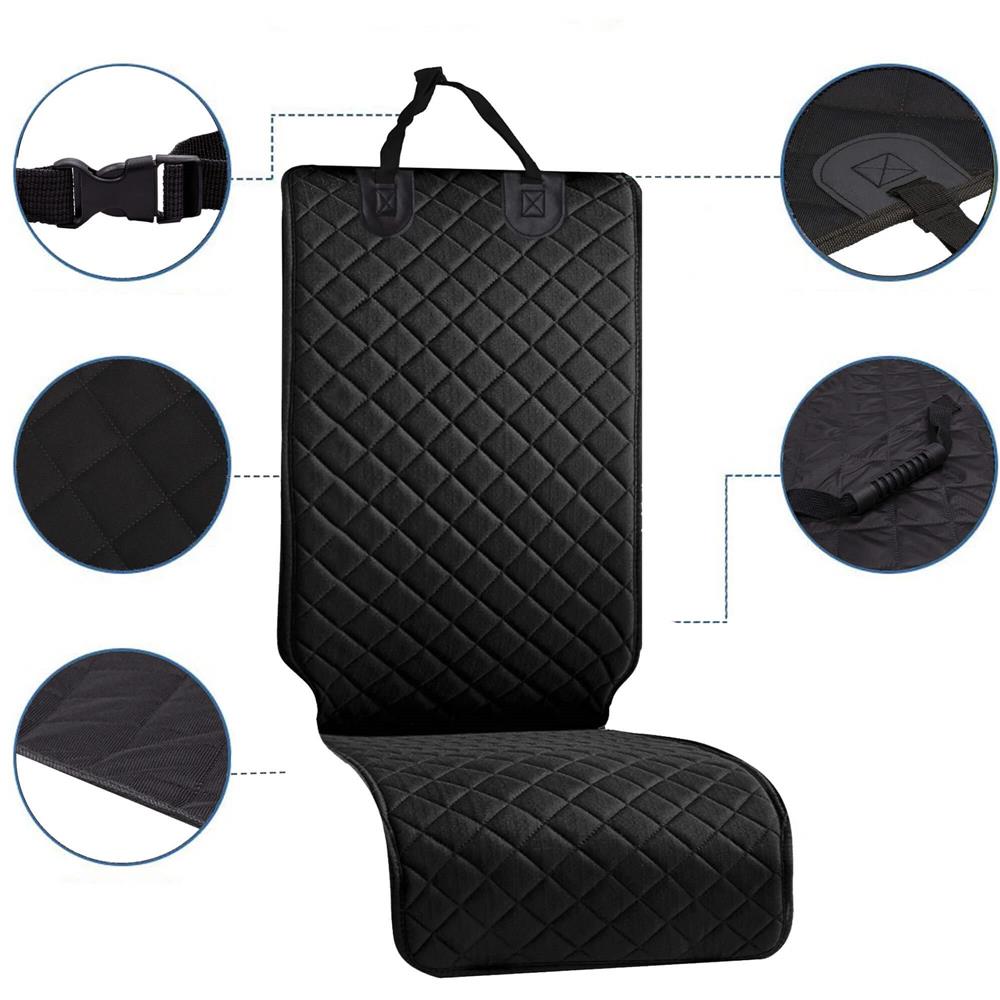 Husa scaun auto fata pentru animale de companie, impermeabila si antiderapanta, 122x51cm, negru