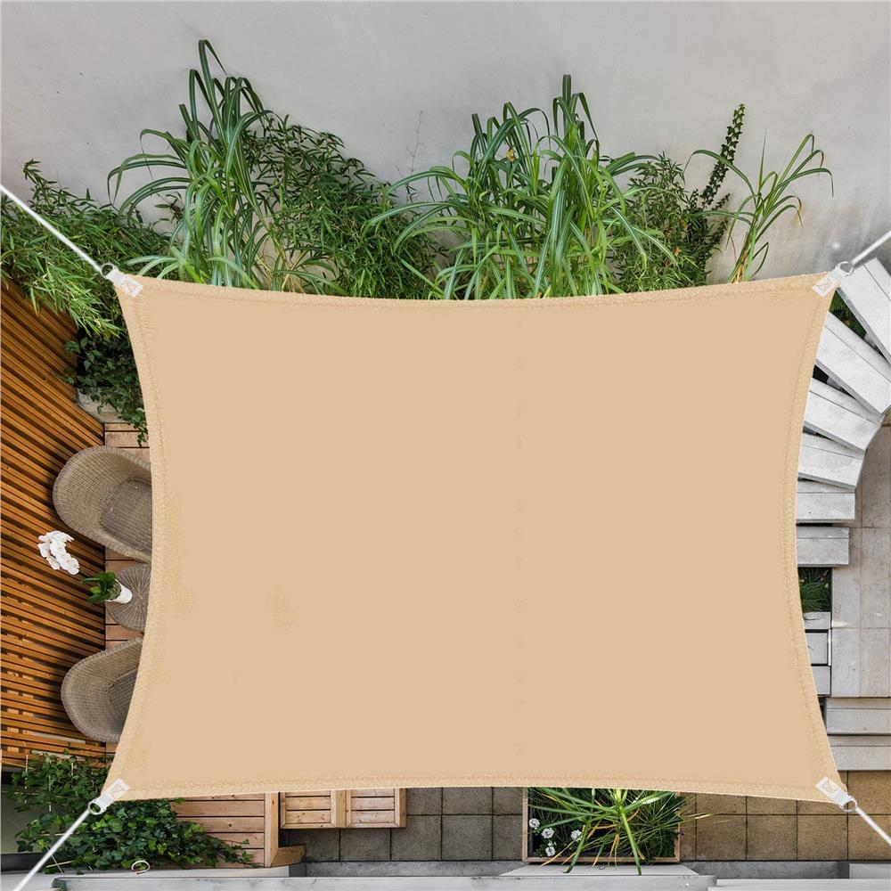Copertina prelata de soare Sersimo SN134, dreptunghiulara, impermeabila cu protectie UV, 4x3m, bej