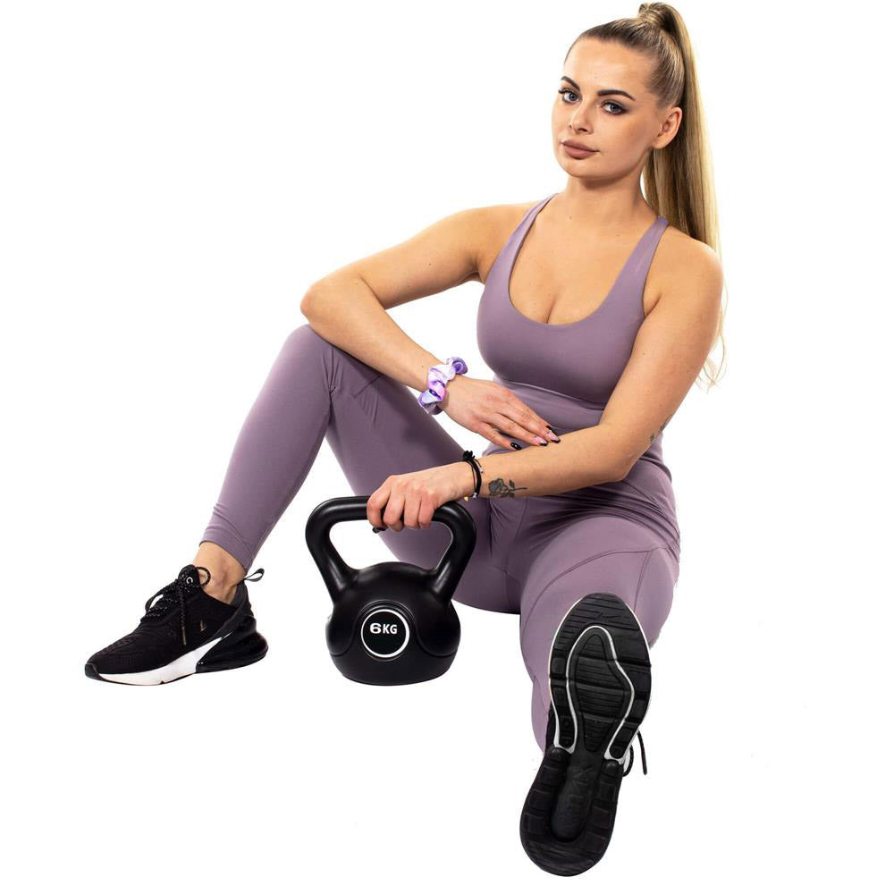Gantera Kettlebell 6kg Neagra